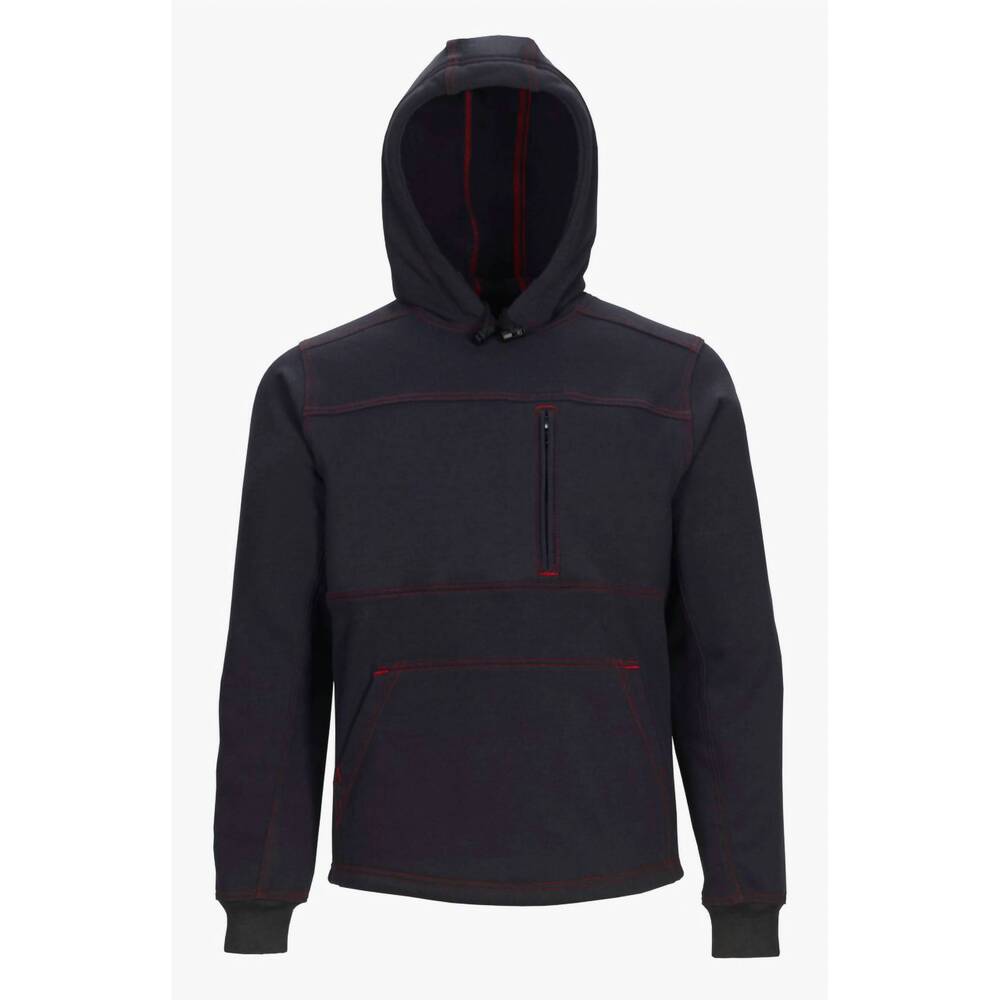 NEW LAKELAND men's high performance fire resistant pullover hoodie in black